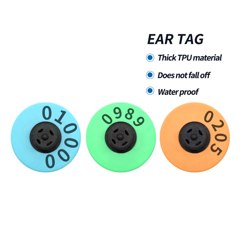 REET021 Blank Cattle Ear Tags Custom Rabbit Ear Tag Animal Ear Tag