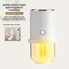 Deluxe version night light model-silver white