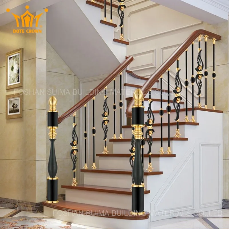 Luxury Stair Railing Gold Stairs Railing Designs Staircase Handrails ...