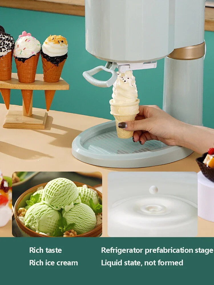 20W DIY Homemade Ice Cream Machine - 1L Capacity Electric