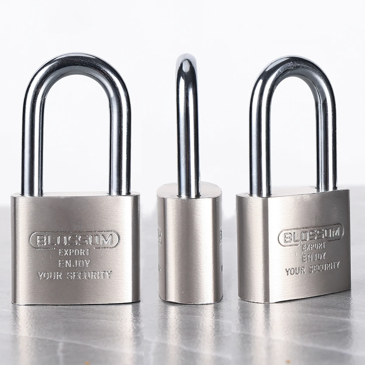 LS32L 60MM Blossom Lock in China Pad Lock with Master Key Nickle Plated  Heavy Duty  Top Security Iron Big Padlock
