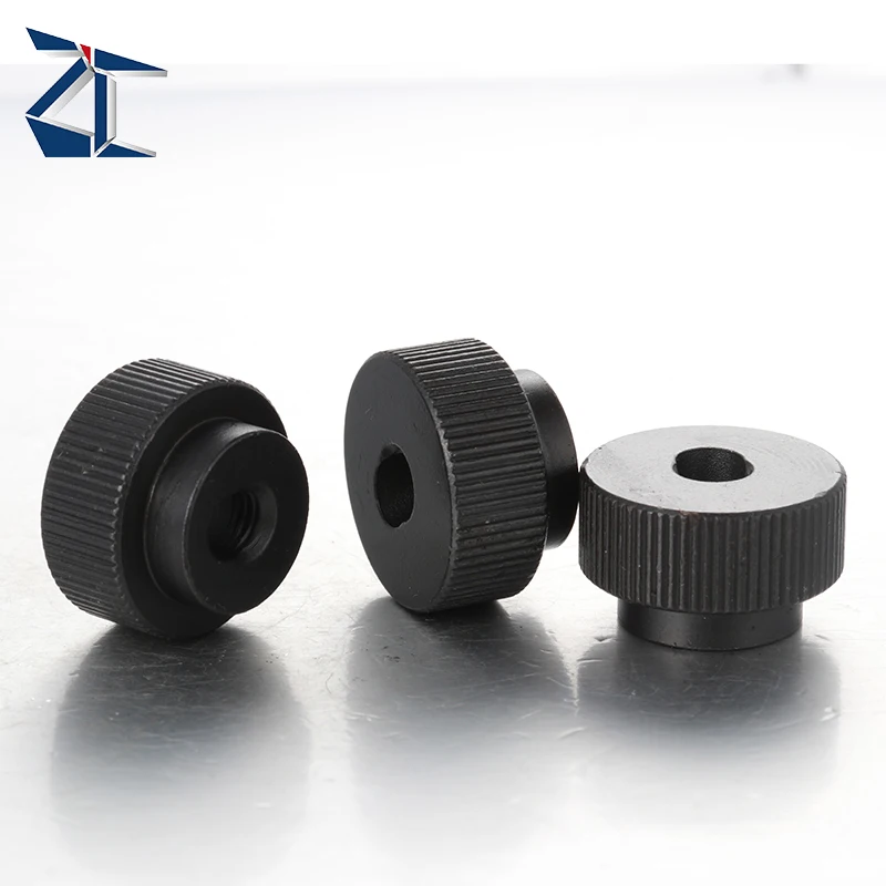 product customized dimension metal nut aluminum knurled screw and nut thumb screw and nut-63