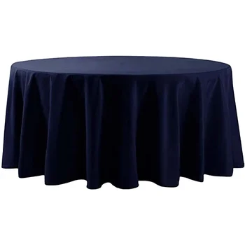 For party Luxury Washable Polyester Waterproof 120 Round Table Clothes For Weddings Decorations