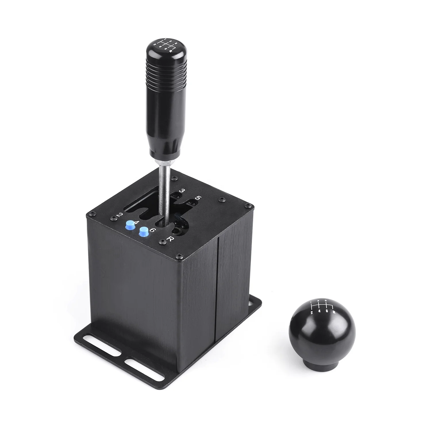 PC USB Simulator Shifter 7+R 6+R H Gear Shifter for Sim Racing Games (7+R) With Push Button