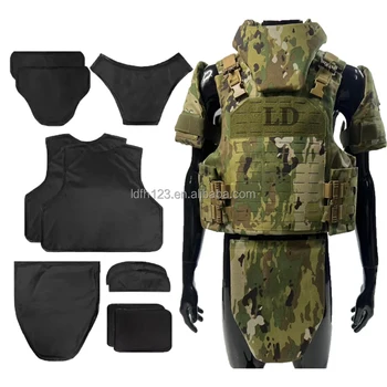 full protective tactical vest Molle system CP/MC Camouflage Black safety tactical armor vest plate 3A PE
