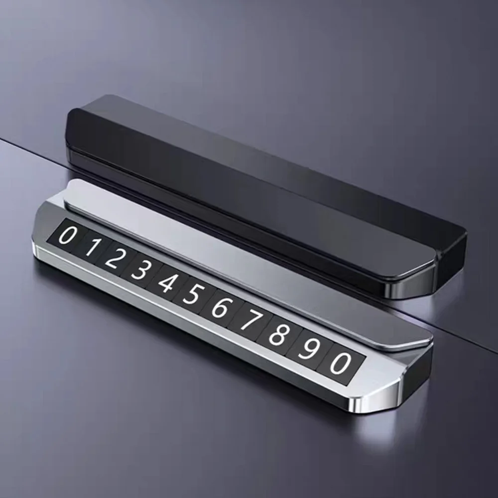Universal Car Parking Phone Number Plate
