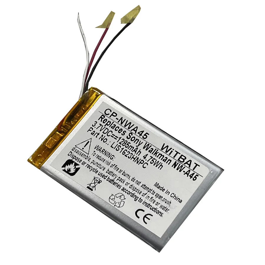 ウォークマンNW-A45 NW-A55 MP3プレーヤーバッテリー用US424561