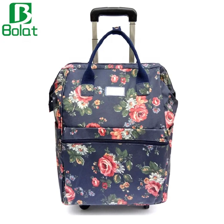 rolling travel tote