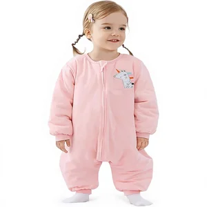 Toddler Sleep Sack with Legs Long Sleeve 2.5 TOG Winter Wearable Blanket Cozy Cotton Walker for Boys & Girls