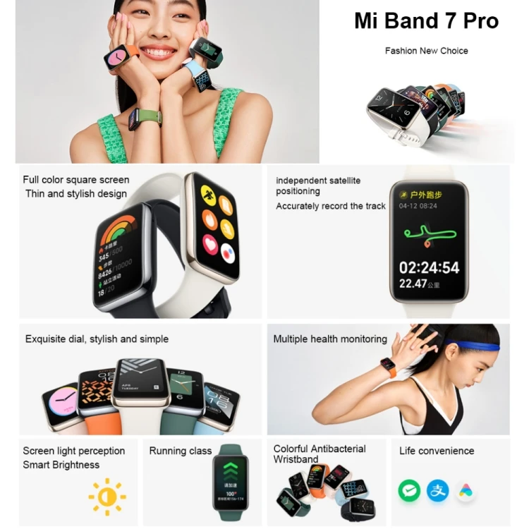Original Xiaomi Mi Band Pro Smart Watch 2022 Inch AMOLED - Main Image