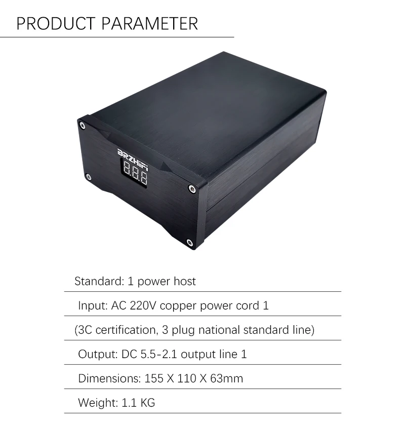 BRZHIFI Audio 25W Linear Regulated Power Supply Double Output DC 5V 12V 24V Hifi Multimedia Home Theater Amplifier Power Supply supplier