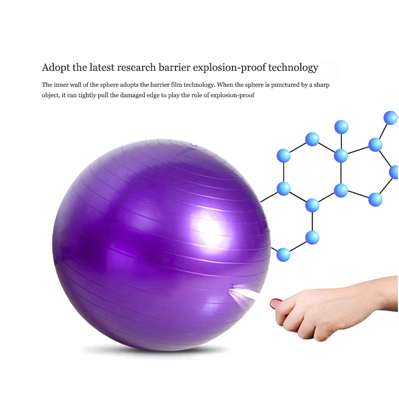 Мячи из ПВХ для йоги пилатеса фитнеса спортзала баланса упражнений массажный мяч pelota de Yoga 55 см с логотипом на заказ