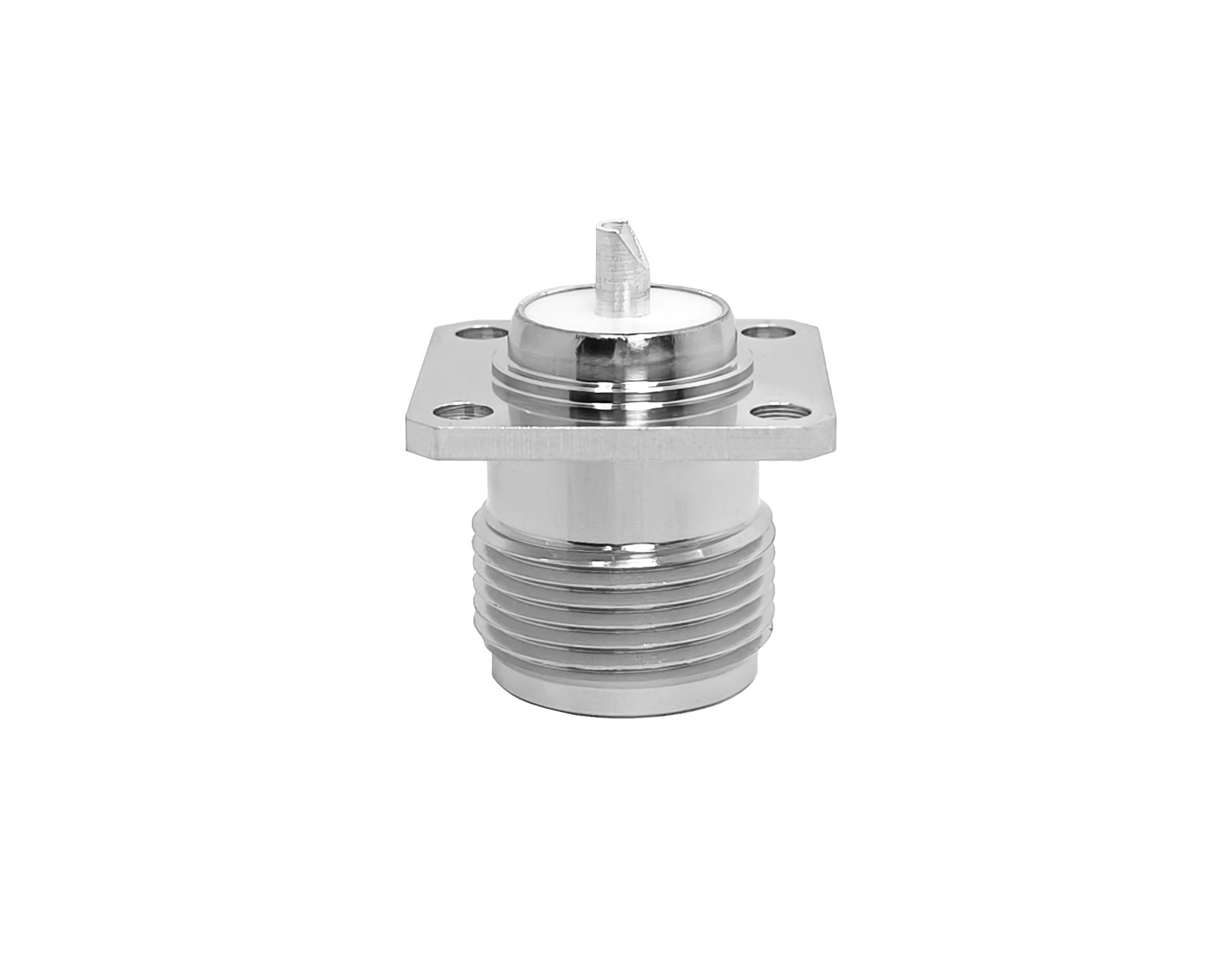 50 Ohm HN Female Jack High Voltage 4 Hole Flange Solder for Panel Mounting Welding RF Terminal Connector