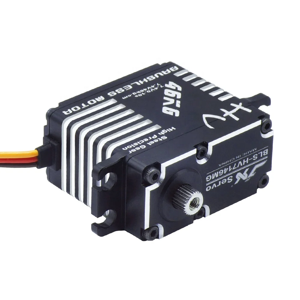 
JX BLS-HV7146MG 46 кг HV стальная шестерня CNC цифровой высокий крутящий момент бесщеточный Стандартный сервомотор робот БПЛА хобби обучение 