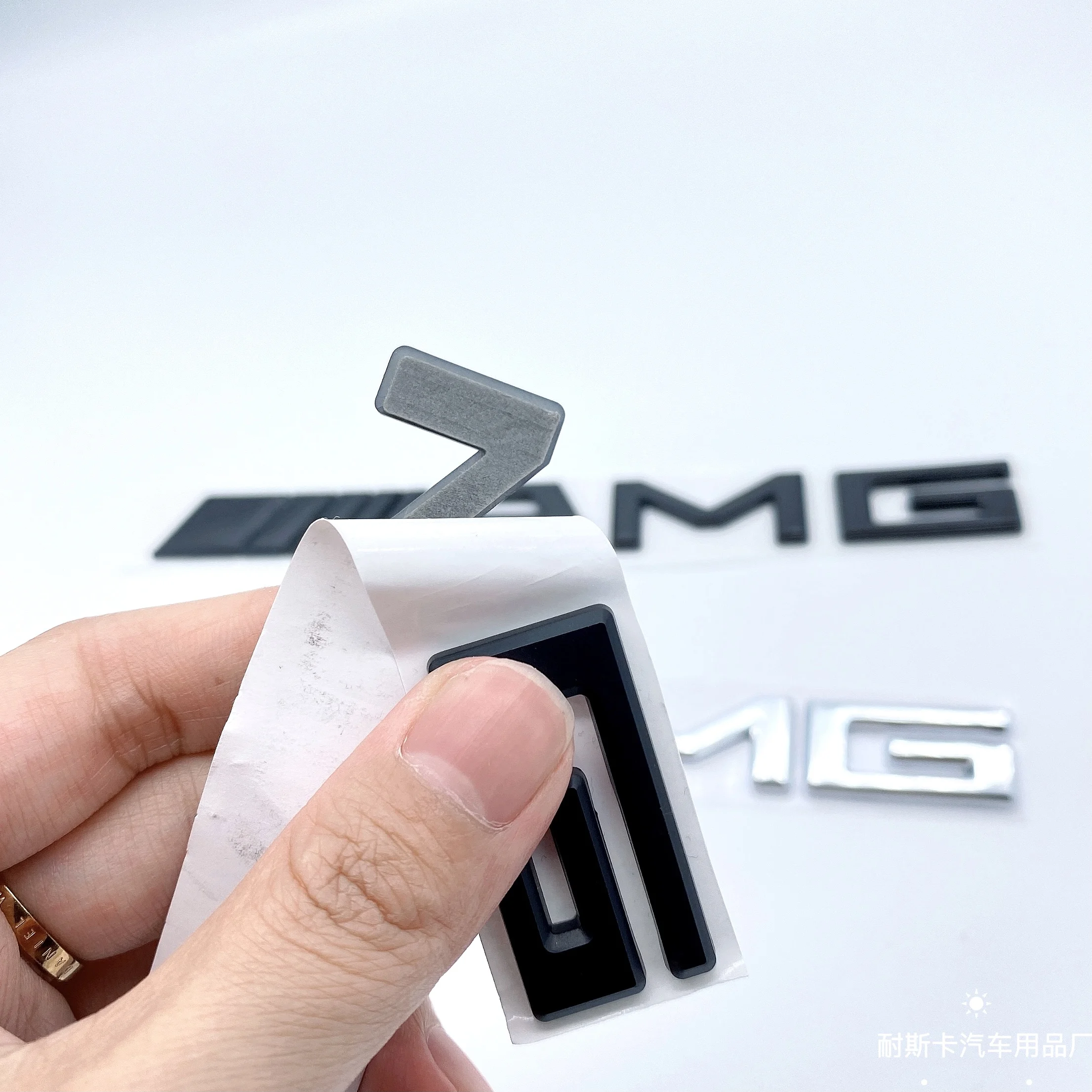ABS Car Badge 3M AMG Logo Decal Emblem Plastic Sticker - Quality ...