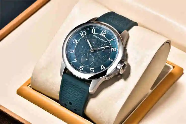 1780 Классические кварцевые часы с силиконовым ремешком