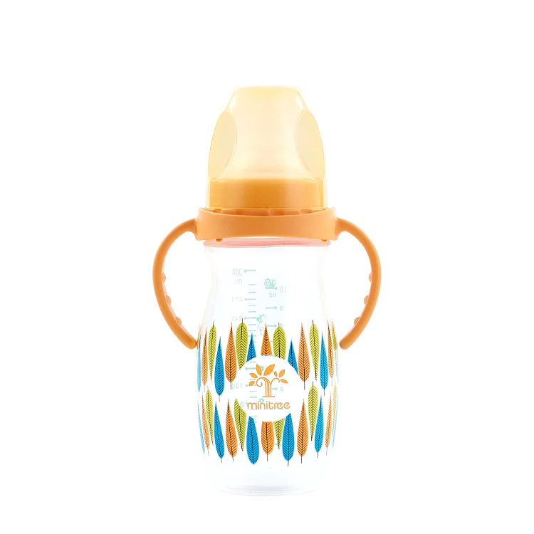 Minitree Factory Direct Sales 10oz BPA Free PP Baby Feeding Bottle With Food Grade Nipple for Newborns