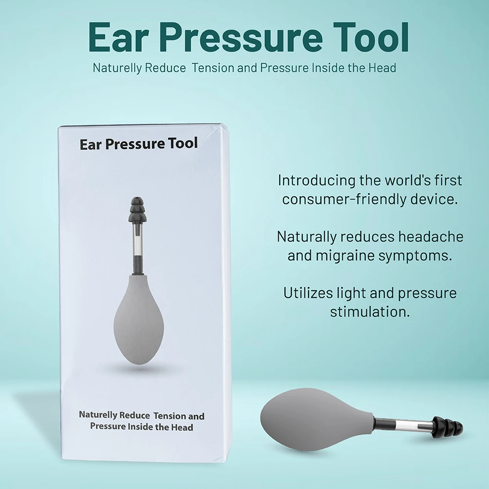Soft Silicone Ear Pressure Tool Head Pressure Regulator Reusable Ear Plugs Relief Adjuster Effectively Alleviates Ear Discomfort