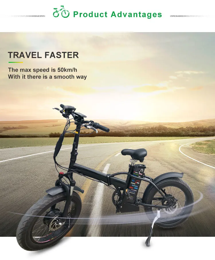 ANLOCHI 2022 new coming 20inch fat tire folding ebike dual motor