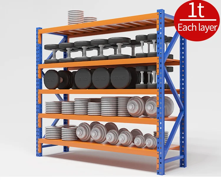 Powder Coating Q345B Heavy Duty Storage Racks Metal Tire Shelf