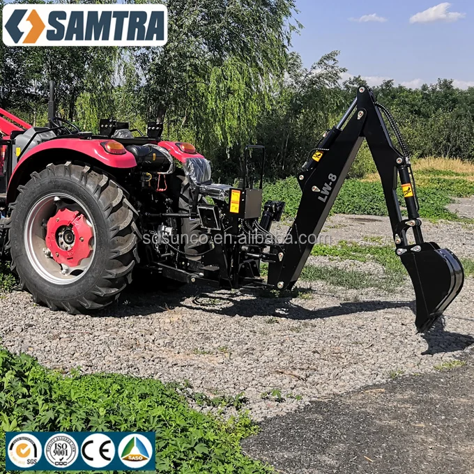 Tractor Rear Digger Tractor Mounted Rear Hydraulic Digger Earth Backhoe