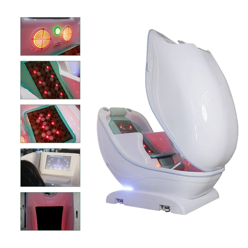 Reliable Sitting Steam Spa Capsule Full Spectrum Sauna Pod Infared ...