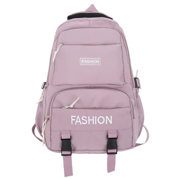 Junior high school backpack large capacity backpack for girls and boys  school bag