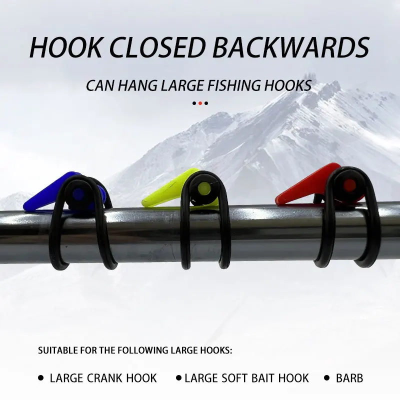 10Set/Pack Plastic Fishing Hook Keeper For Fishing Rod Pole