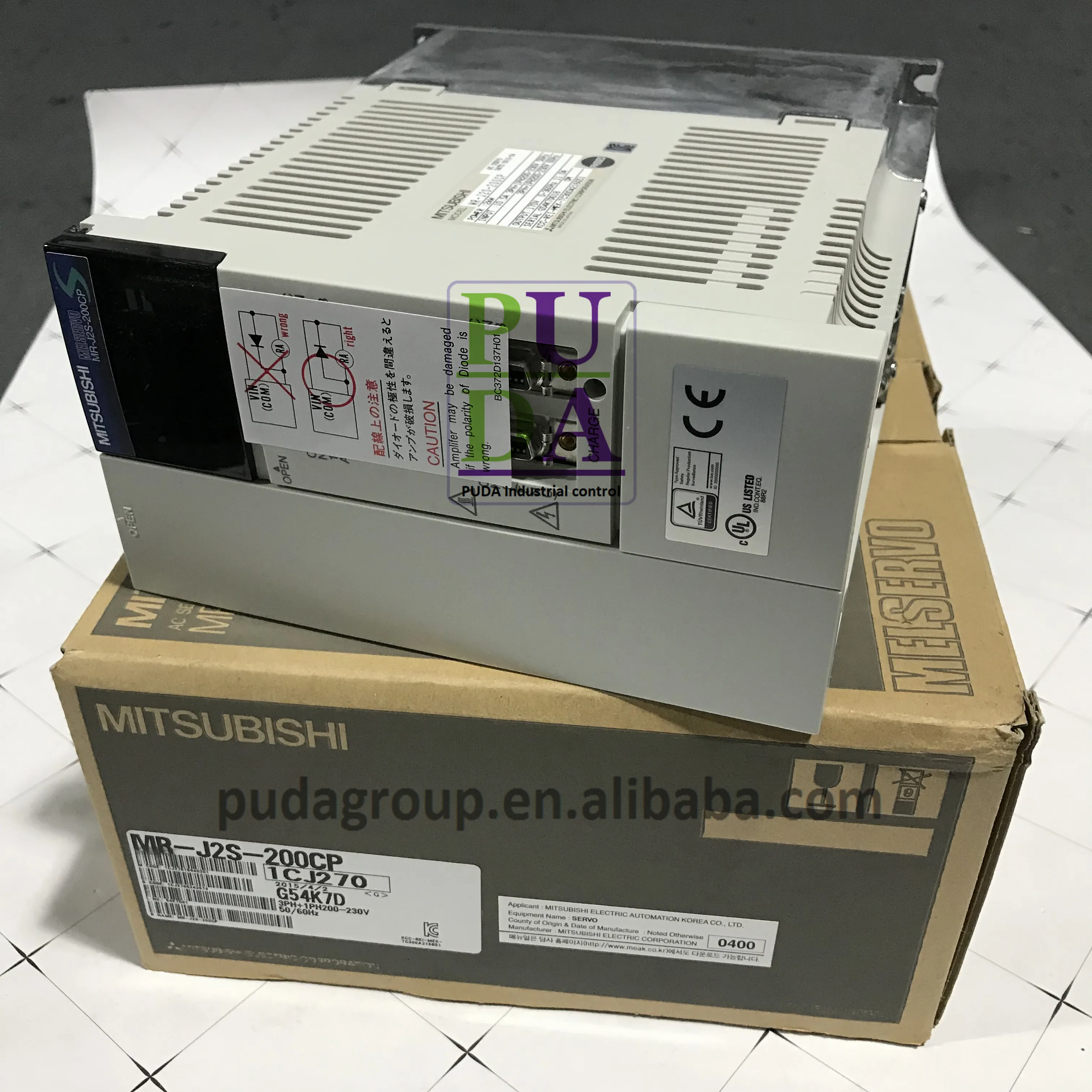MITSUBISHI 三菱 MR-J2S-100CP ACサーボアンプ シーケンサ PLC MR-J2S-100CP Mitsubishi Servo Drive MR-J2S100CP 三菱 -