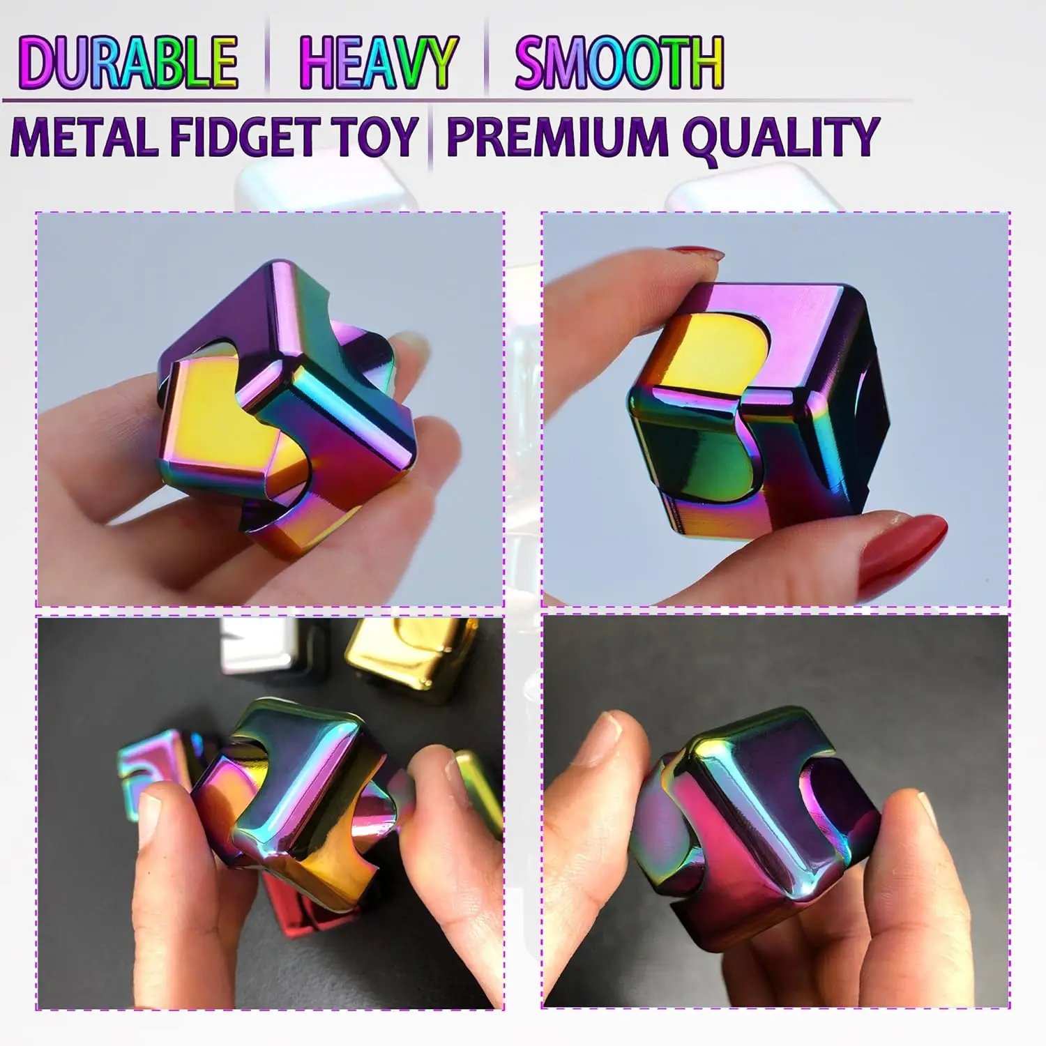 Fidget Spinner Toys Cube , Office Toys Anxiety Figette Sensory Toy