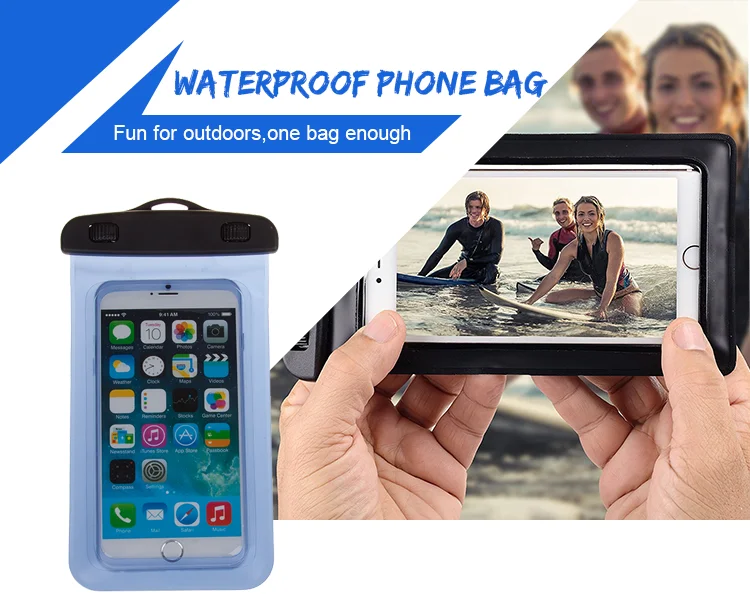 Hot Universal Water Proof Pvc Mobile Phone Cases Clear Pouch Waterproof