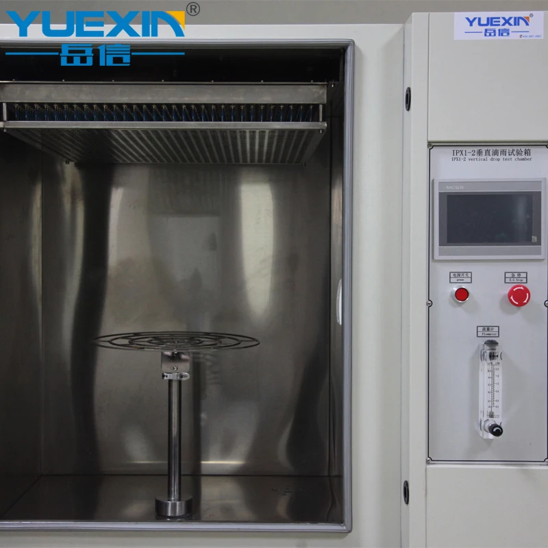 Professional Grade IPX1/IPX2 Rated Rain Test Chamber with 1200*1200mm Dripping Area and SUS304# Material