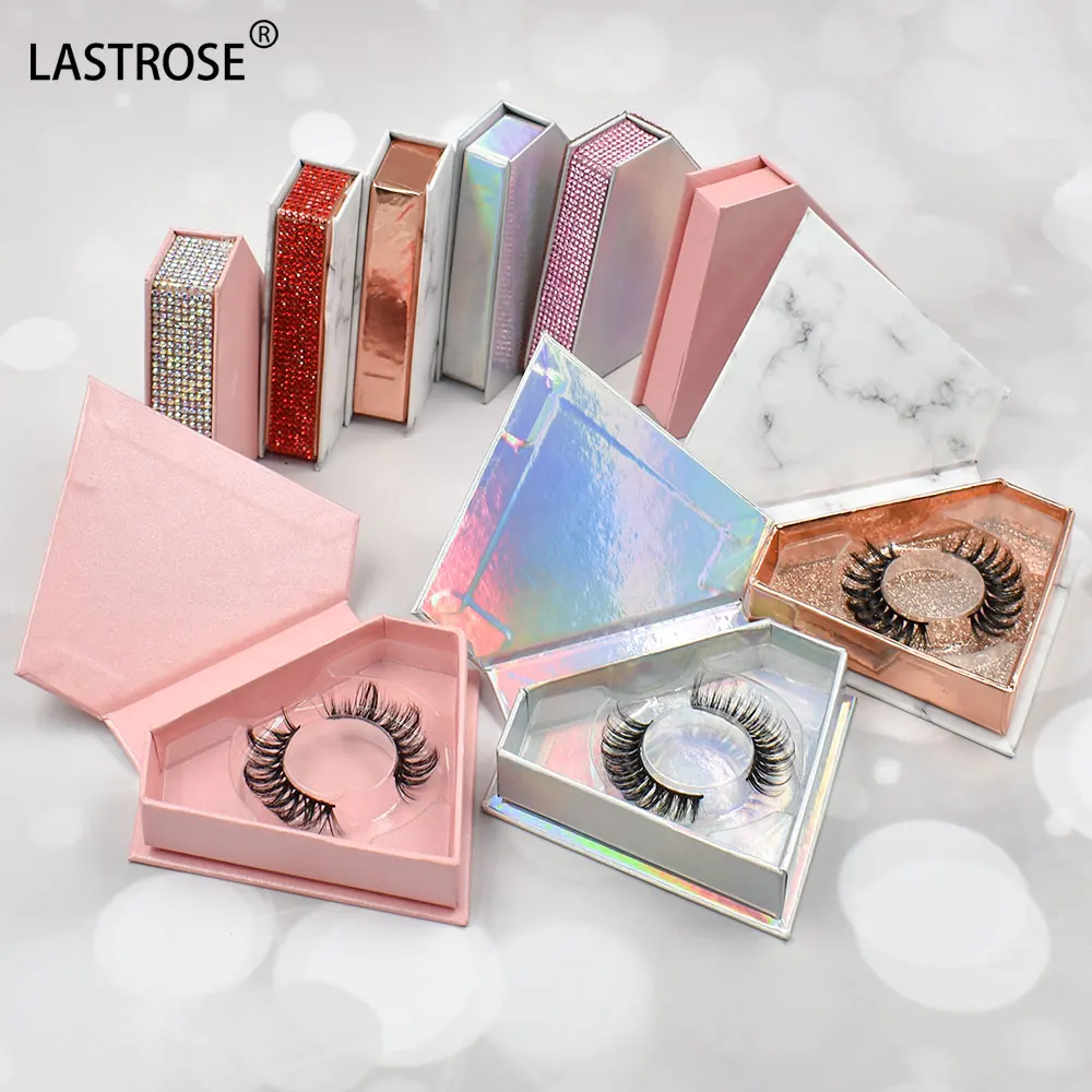 Mini Suitcase 3d Mink Lashes Packaging Box Pvc Fashion Handbag Suitcase Lashbox Cute Eyelash 6140