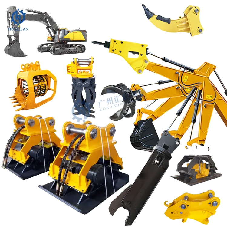 20T Hydraulic Vibrating Plate Soil Compactor For Excavator Mounted