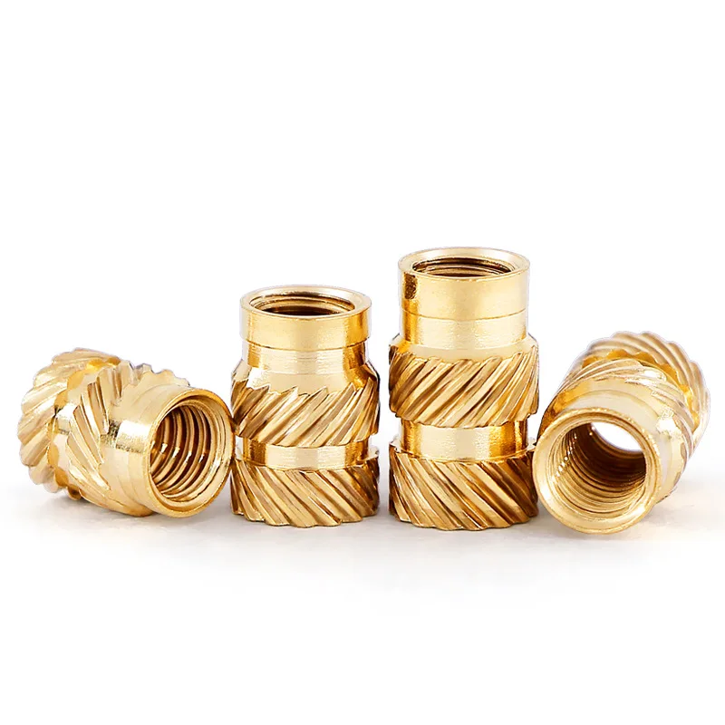 Wholesale Manufacturer Brass Insert Nut Knurled Copper Round Head Heat  Staking Nut For Plastic Brass Knurled Nut Insert M1.4 M2 M2.5 M3 M4 From  m.