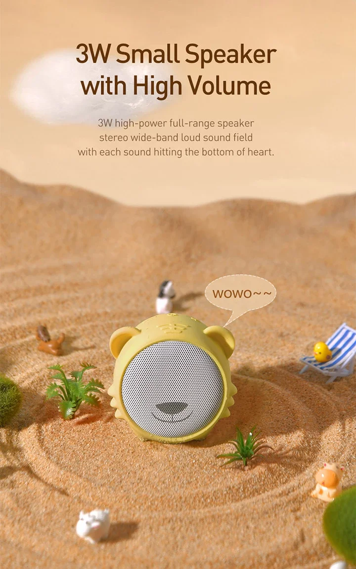 Factory cheap mini portable electronic wireless bluetooth hifi stereo children monkey animal speakers for computer - ANKUX.COM