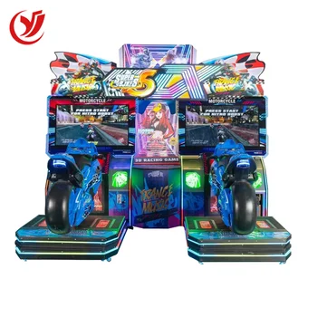 2024 High Quality Double Motorcycle Racing  Arcade Game Machine Car Racing Arcade Machine