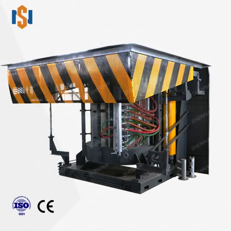 3 Ton Medium Frequency Power Supply Heating Scrap Metal Induction Melt Furnace of Steel Iron