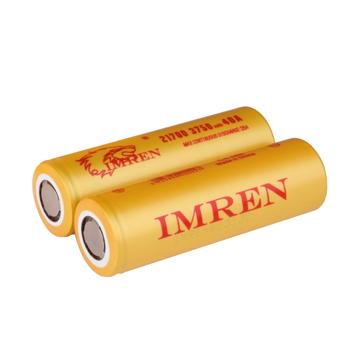 IMREN lithium ion battery 21700 3750mah 40a  inr21700 batteries for electric bike