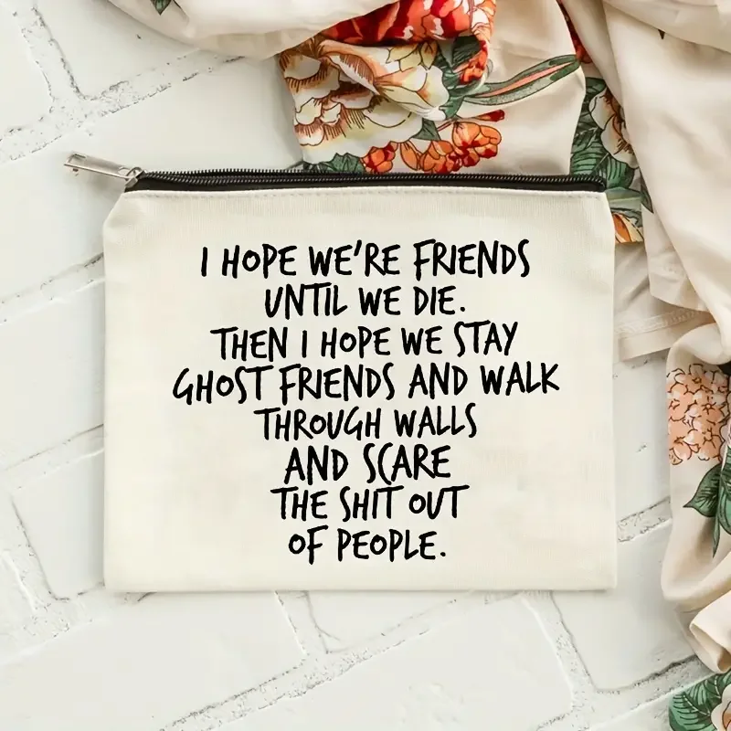 1 pc Stylish Cosmetic Bag pattern Personalized Makeup Bag Travel Toilet Storage Bag Cosmetic Pouch bachelorette party gift