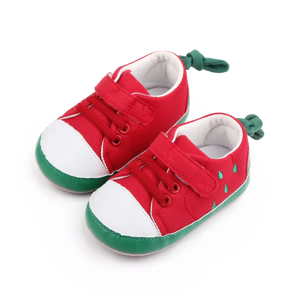 New Arrival Casual Baby Shoes Boys Girls TPR Sole Red Yellow Baby Toddler Shoes  Wholesale factory
