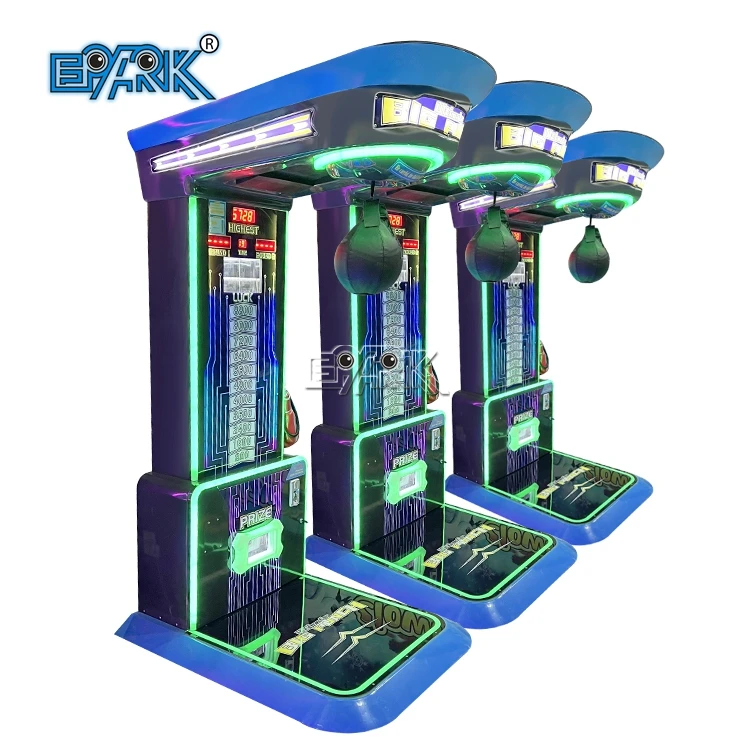 Coin Operated Electronic Boxing Machine Arcade Game Dragon Fist 3  Big Punch Boxing Game Machine