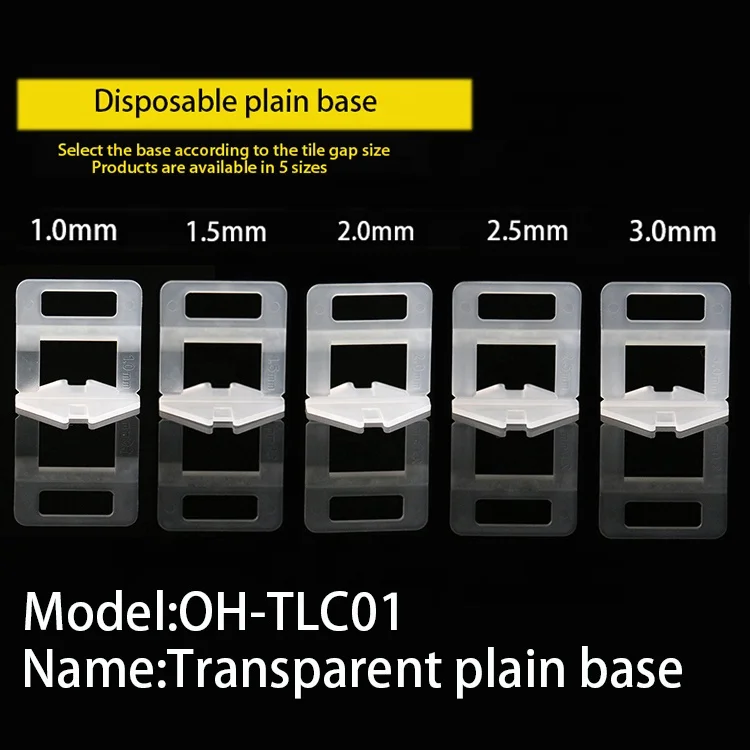 Tile Accessories Tile Leveling System Clips Tile Spacer Base