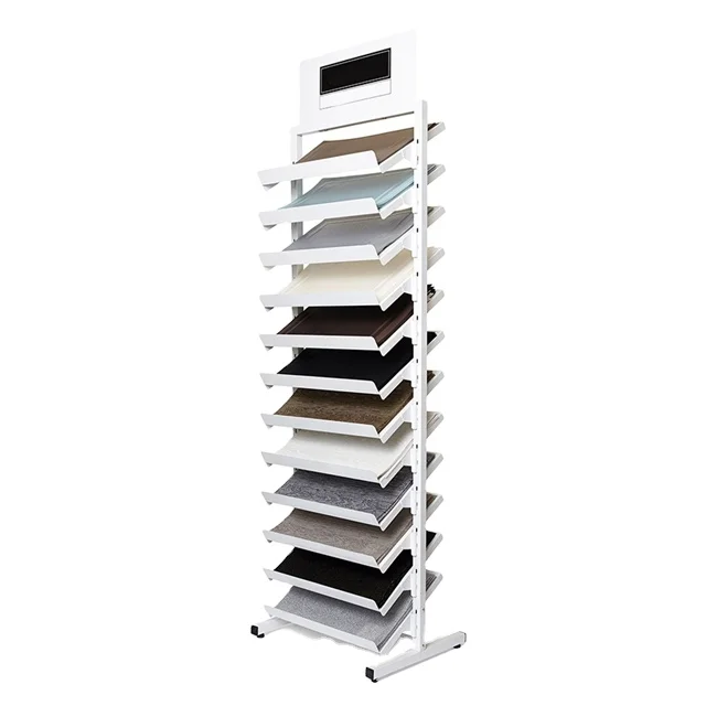 Textile Store Metal Carpet Rug  Display Shelf Stand,floor Car Mat Display Rack