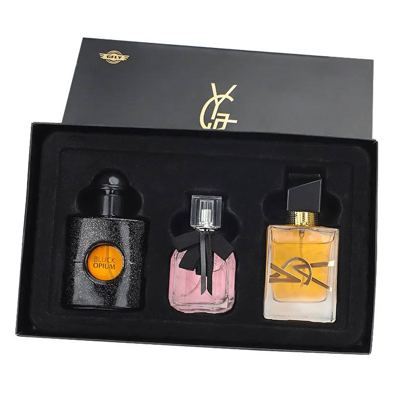 Original Brand Gift Box Set Ladies Perfumes De Mujer Paris Three-piece ...