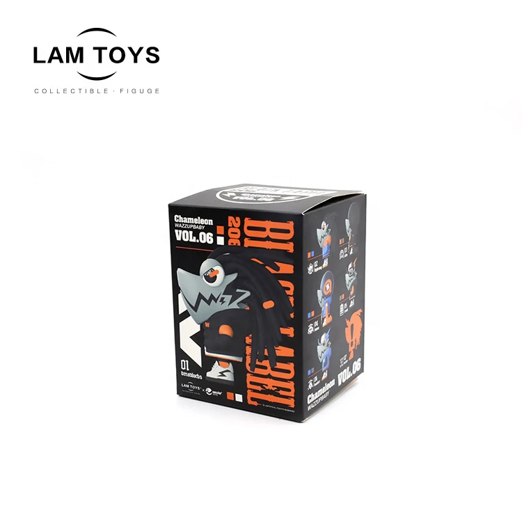 Lamtoys Professional Manufacturer 6PCS Chameleon Blind Box Toys Vinyl Pvc Cartoon Action Figure