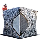 Tent Sauna Tent Cube Winter Fishing Tent Customized Portable Insulated Ice Tent For Fishing
