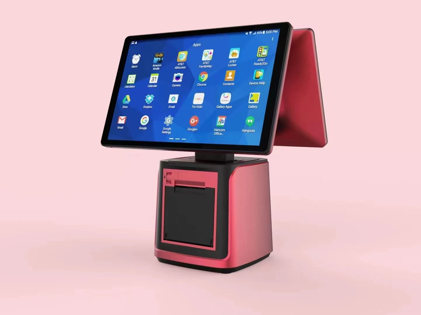 Touch Screen Pos Cash Register Pos System Rotating Screen With Printer ...