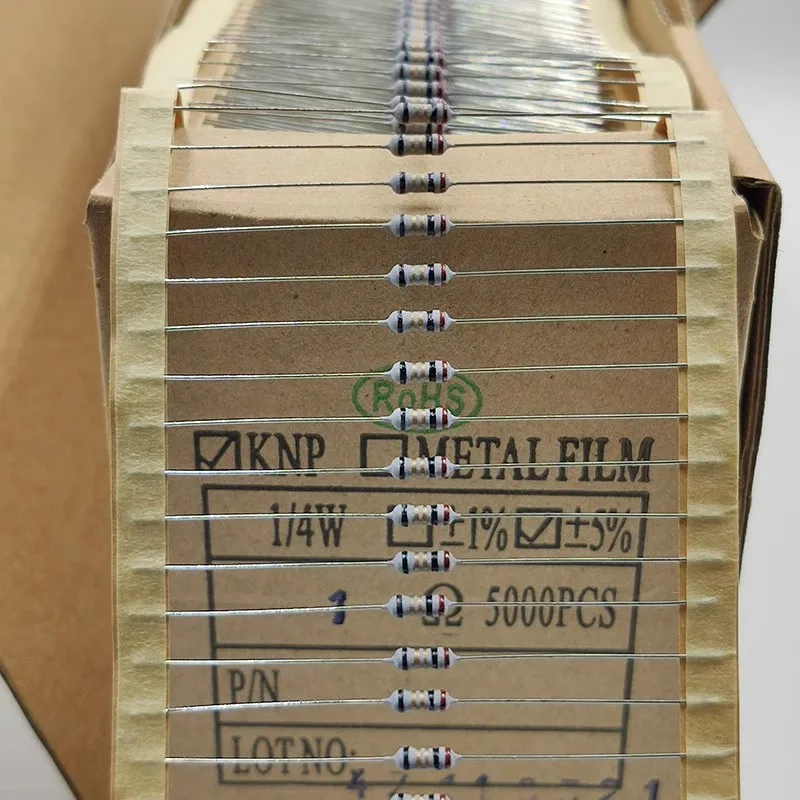 Resistors with Color Code 220 Ohm 1 Ohm 50 Ohm High Quality Product