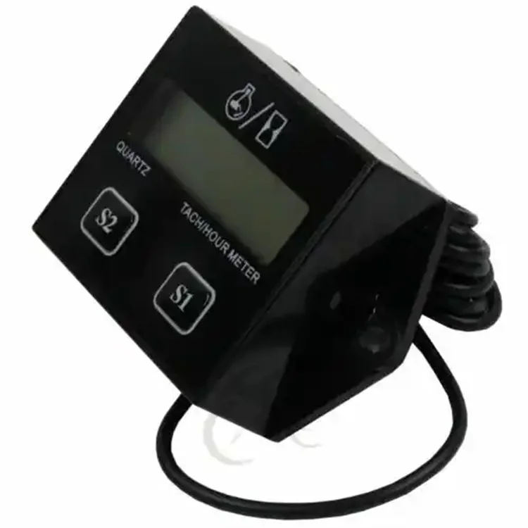 Digital Tach Hour Meter Tachometer Gauge Fit For 2 Stroke & 4 Stroke